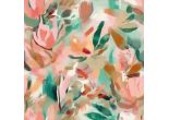 aquarel kvety a listy