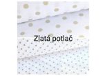 zlatá potlač guličky